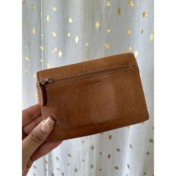 Fossil Popstitch Pebbled Genuine Leather Trifold  Removable ID Holder Wallet - Picture 3 of 8